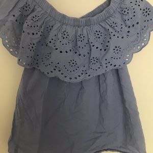 💙Blue off the shoulder top💙